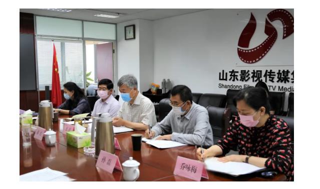 驻省委宣传部纪检监察组到山影集团调研指导